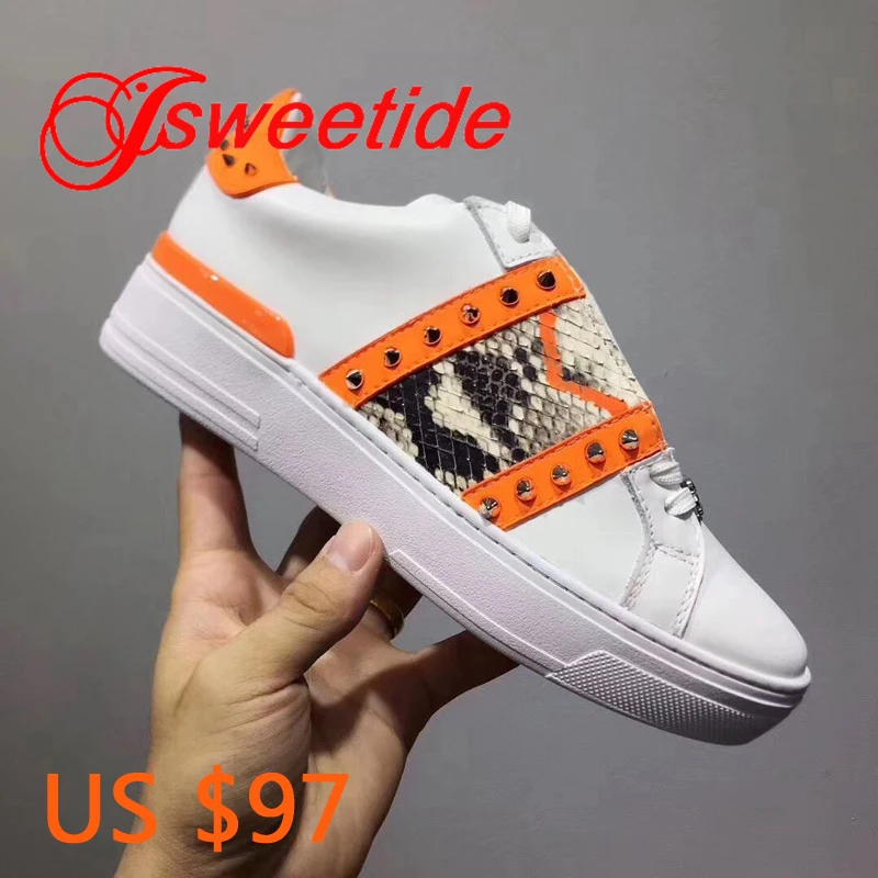

High-end brand Women Spell Color Sneakers Breathable Walking Shoe Casual Youth rock A new generation of innovative style