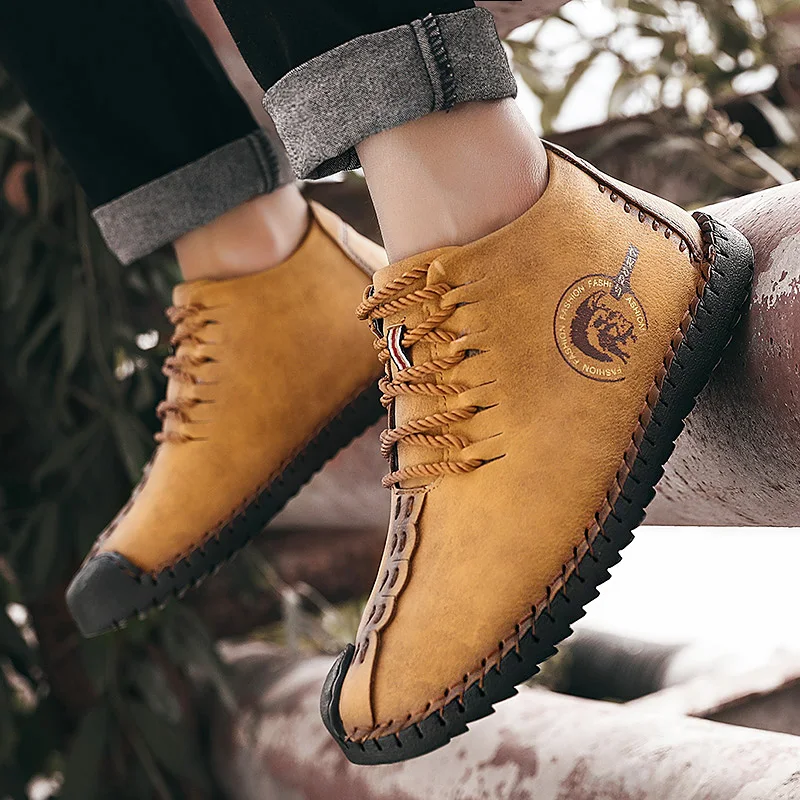 

Big Size 2018 New Comfortable Casual Boat Shoes Loafers Men Shoes Quality Split Shoes Men Flats Hot Sale Lofers Moccasins Shoes