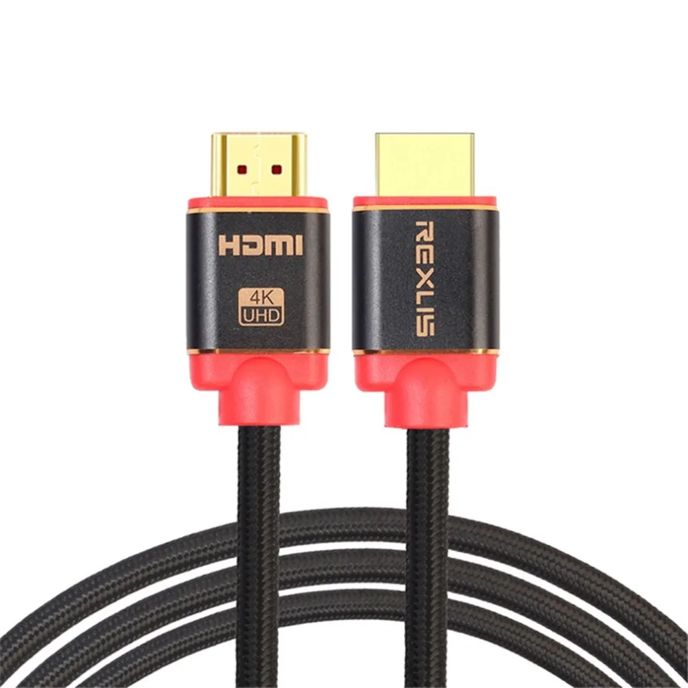 

Boutique HDMI 2.0 HD Line Version Of Aluminum Oxide Black Fiber Network 4k*2k Blu-ray Player HDMI HD Line