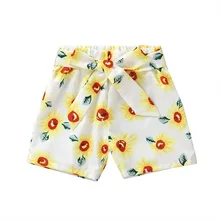 Seartist/летние шорты для маленьких девочек с кулиской, Короткие штаны для малышей Шорты с бантом Bebes одежда для маленьких девочек от 0 до 4 лет, 25