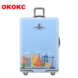 OKOKC эластичность Чемодан крышка подходит для крышка для 18 до 32 дюймов тележка чемодан пыль крышки Аксессуары для путешествия