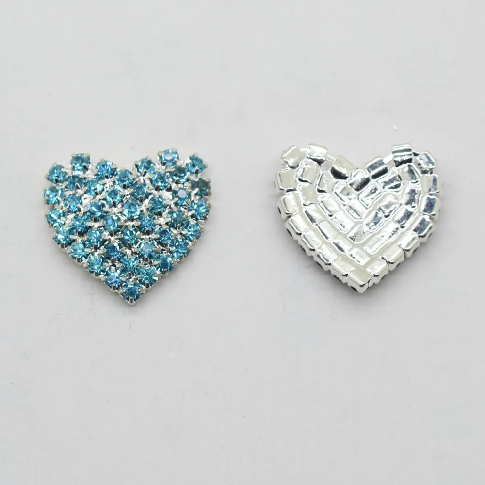 2017 New fashion 10Pcs 18mm Heart shaped Diy jewelry Accessories