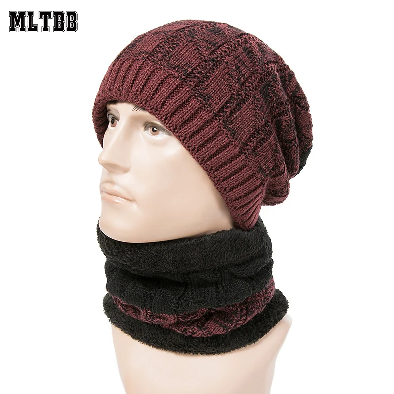 MLTBB зимняя теплая шапка Skullies Beanies шапка мужская зимняя головной убор женский шерстяной шарф Шапка Балаклава шапка Gorras кепка вязаная шапка