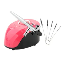 Аэрография, набор, небольшой распылительный дозатор, воздушный компрессор, художественная Татуировка-картина, ремесло, сделай сам, краска для ногтей кислородная Инъекционная Машина