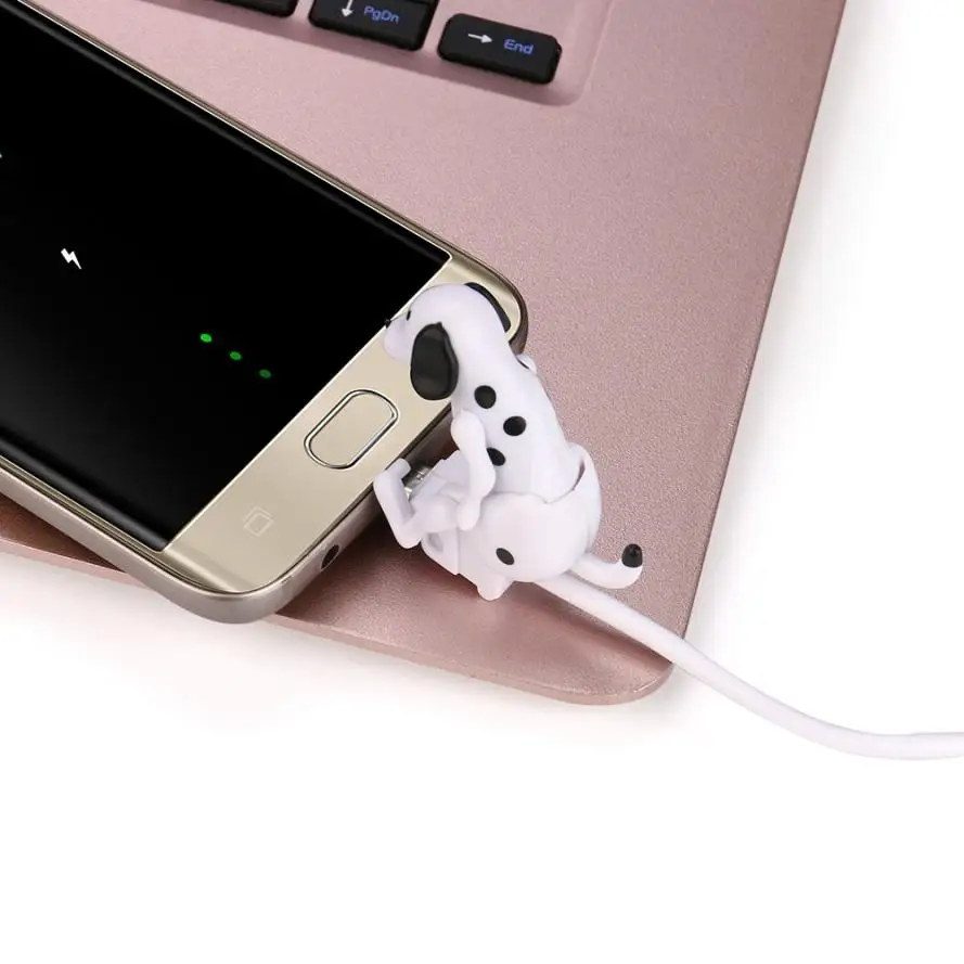 

newMini Humping Spot Dog Toy Smartphone Cable Charger Data 1M Charging Line prolunga usb usb extension cable mini usb cable