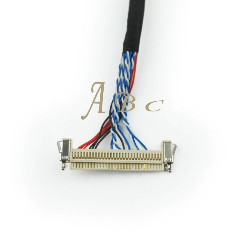 Оптовые поставки 10 шт. 400 мм LVDS кабель FIX 30P S8 30 контактов 8 бит 1ch для Samsung 1366x768 LED ЖК