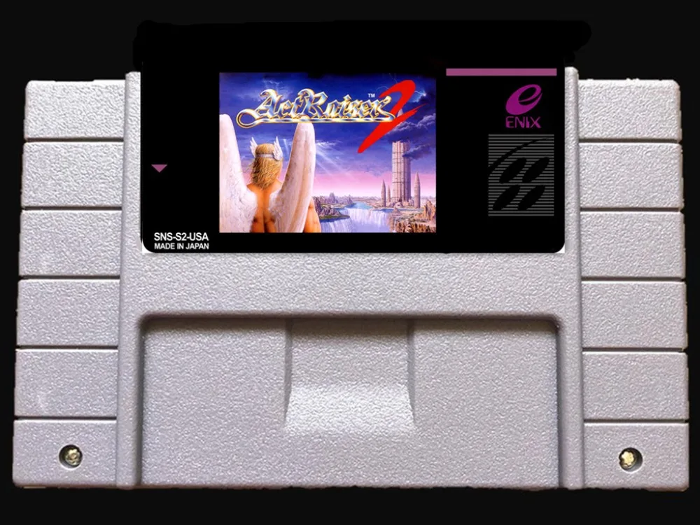 

ActRaiser 2USA -NTSC version 16 bit 46 pins video games !