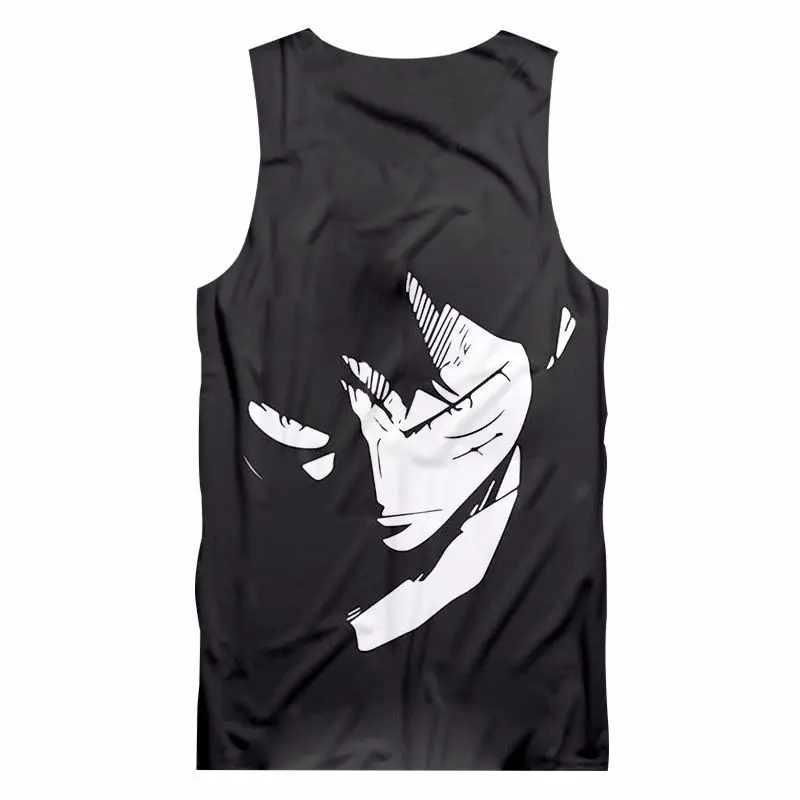 One Piece, Dragon Ball & Bleach 3D Tank Tops