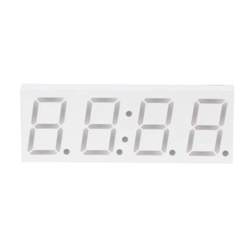 

New Electronic DIY 0.8inch Dot Matrix LED Clock Kit 4 Digit Display 5V Mciro USB Car Clock