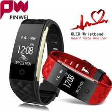 PINWEI S2 sport Smart Band wrist Bracelet Wristband Heart Rate Monitor IP67 Waterproof Bluetooth Smartband For iphone Android