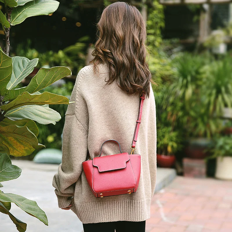 

Simple Larger Capacity Cow Leather Women Tote Bag Ladies Shoulder bag For Women Handbag Ladies Tote Bag Casual Handbag