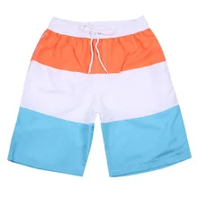 Летние новые модные мужские шорты Полиэстер Лоскутные Спортивные шорты на шнурке быстросохнущие пляжные шорты для серфинга z0221