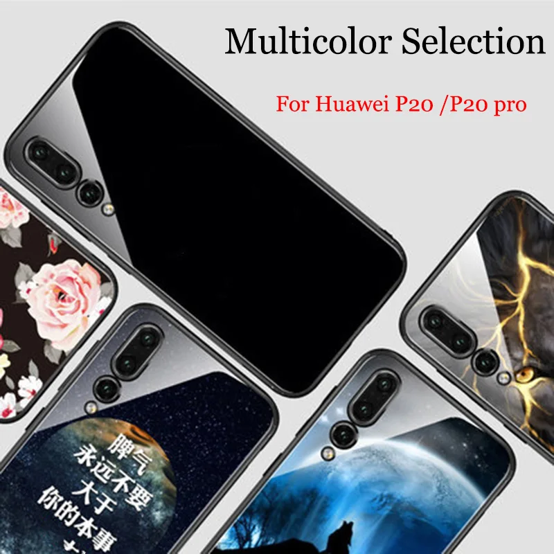 Чехол из закаленного стекла для Huawei P20 чехол pro P20pro модный зеркальный телефона P 20