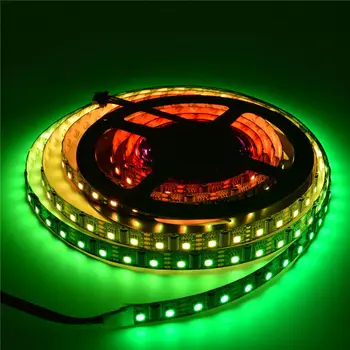 

16.4ft 5M LPD8806 digital Individual Addressable RGB Dream full Color pixel led strip Light 48LED/M NON-Waterproof 5V PCB WHITE