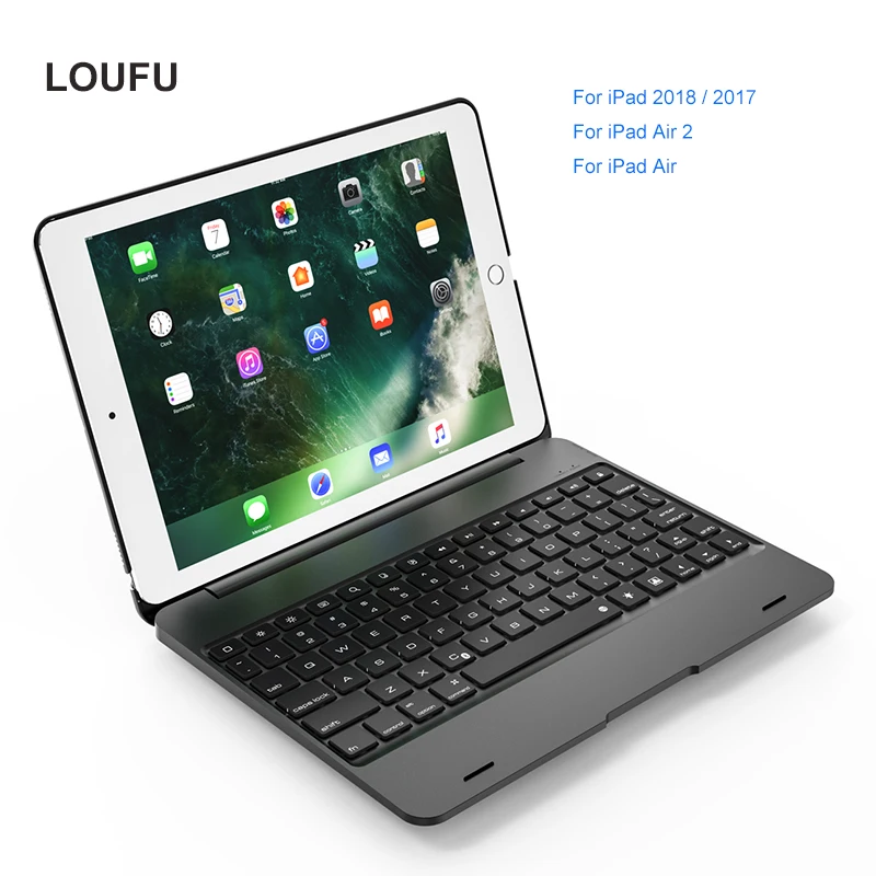 Чехол Loufu для iPad Air 2 чехол с клавиатурой Bluetooth 3 0 беспроводная клавиатура Air2 9 7