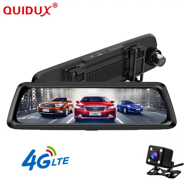Cheap QUIDUX 4G dash cam FHD 1080P Dual Lens Car DVR Camera Auto Bluetooth 10 inch ADAS Rearview Mirror Video Recorder GPS Navigation Cheap QUIDUX 4G dash cam FHD 1080P Dual Lens Car DVR Camera Auto Bluetooth 10 inch ADAS Rearview Mirror Video Recorder GPS Navigation