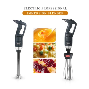 

Fixed Adjustable Speed Immersion Blender Stainless Steel Juicer Jam Mixer With Blending Stick 200/250/300/400/500mm Mixing