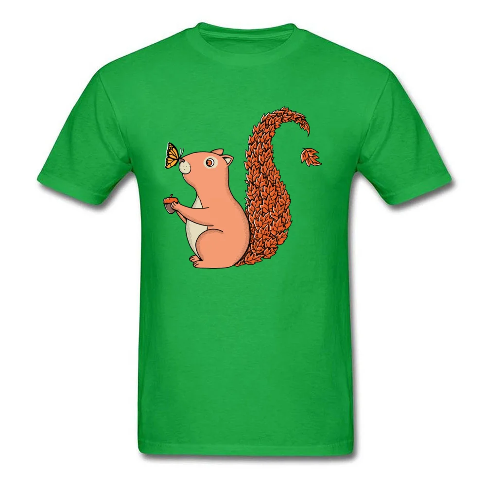 Squirrel and Butterfly_green