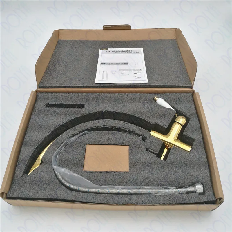 VOURUNA GOLDEN 3 WAY WATER FILTER TAP01