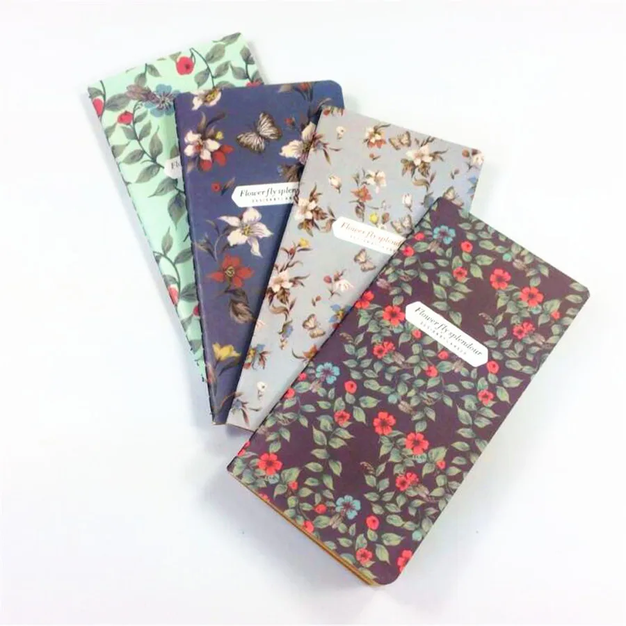 

24pcs/lot New retro Dancing butterflies series mini notebook Vintage DIY diary pocket notepad