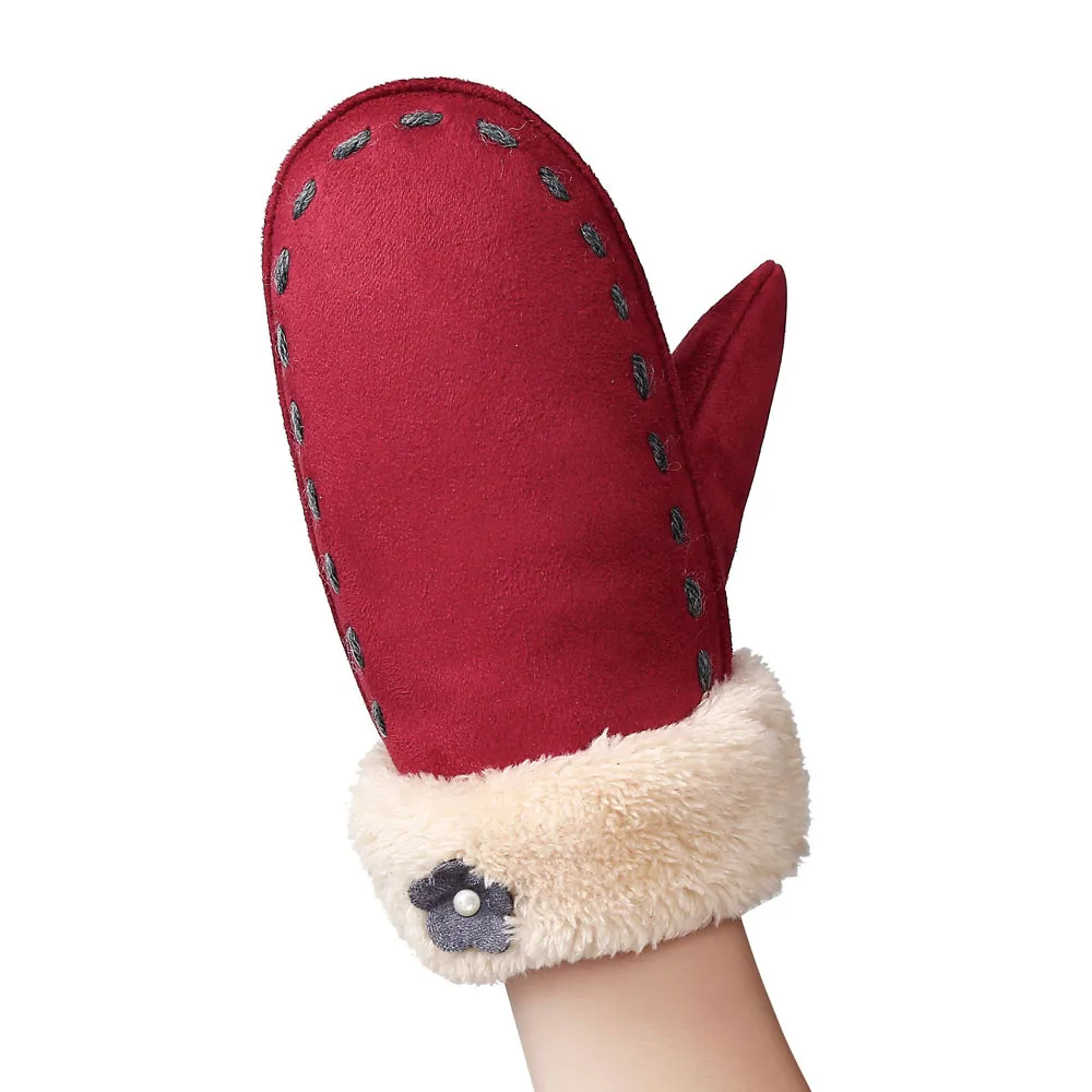 MUQGEW Новое поступление зимние для маленьких мальчиков девочек Теплые канатные Полный Finger Варежки перчатки для детей для маленьких детей варежки хлопок