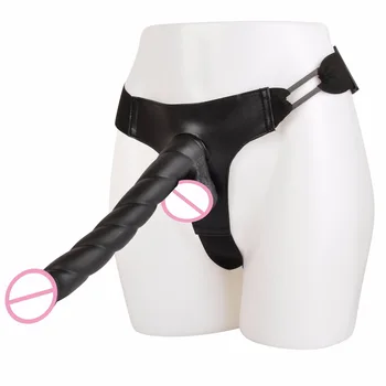 Long realistic dildo strapon harness panties lesbian strap on suction cup dildo soft penis strapless dildos for women sex toys 3