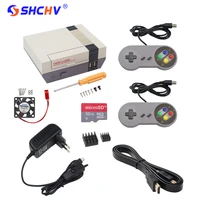 NESPi Case Raspberry Pi 3 B+ NES Retroflag Box + Fan + 32G SD Card + Game Pad Controller + 3A Swith Power Supply + HDMI Cable