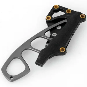 Image 5 - KKWOLF المحمولة جيب سكين 440C فولاذ مقاوم للصدأ مثبت بليد سكين سكينة تكتيكية التخييم بقاء سكين صيد أدوات في الهواء الطلق