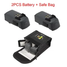 2PCS Intelligent Flight Battery & Spark Battery Safe Bag For DJI Spark Drone Inteligente de bateria de VOO Drop Shipping Jul26