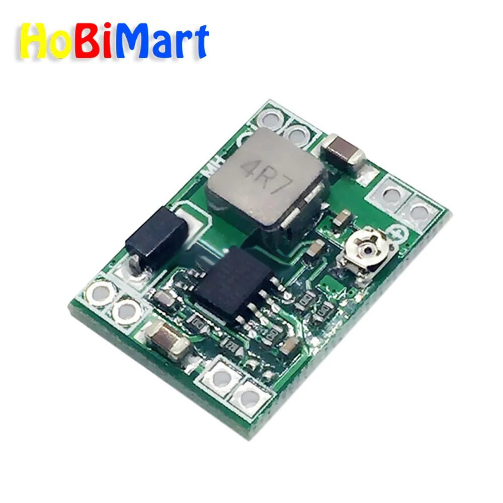 

5 pcs Ultra-Small Size DC-DC Step Down Power Supply Module 3A Adjustable Buck Converter for Arduino Replace LM2596 #Hbm0038