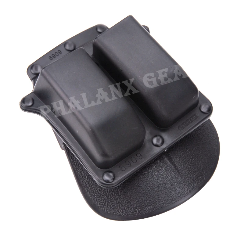 

Hunting tactical 6909Paddle Double Magazine Pouch Holster CZ Shadow SP-01 PHANTOM 75D FN 9mm