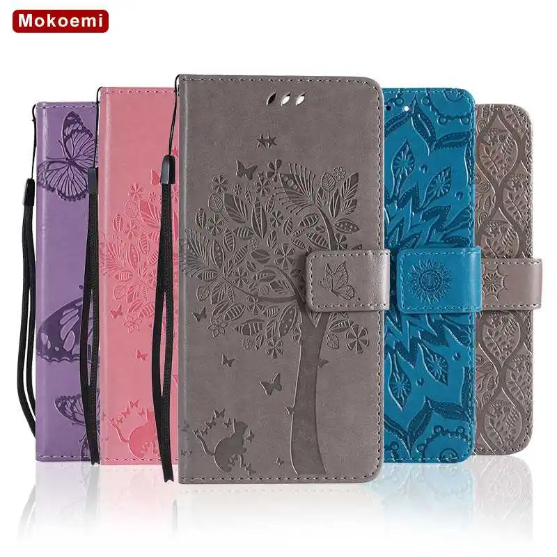 

Mokoemi Pattern Flip Wallet Leather 5.0"For Motorola Moto C Case For Motorola Moto C Phone Case Cover