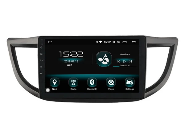 Top DSP android 8.1.2 gps navigation for HONDA CRV CR-V 2012 Navirider car dvd player multimedia autoradio tape recorder headunit 3