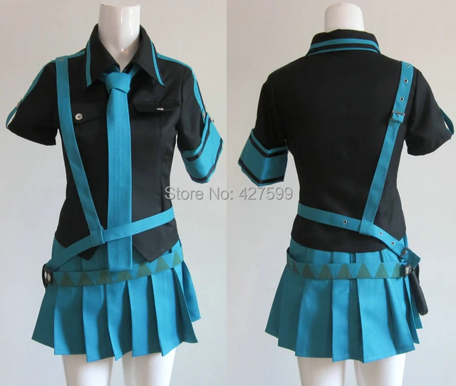 vocaloid 2 love is war hatsune miku blue cosplay costume halloween costumes