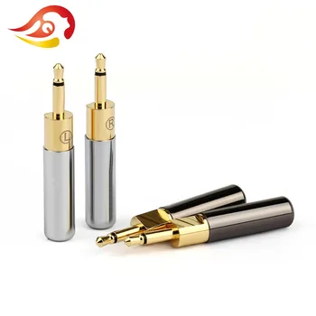 

QYFANG 2.5mm Plug Audio Jack 2 Pole Earphone Splice Adapter DIY HiFi Headphone Solder Wire Connector Repair HD700 HE400i Plug