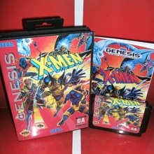 MD games card-X men США чехол с коробкой и руководство для Sega megadrive Genesis игровая консоль 16 бит MD card