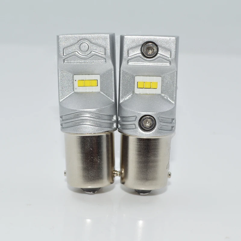 

2 X BA15S 80W 3200LM High Power S25 P21W 1156 Car LED Lamp 12V Light Tail Brake Fog Turn Signal Bulbs 6000K White