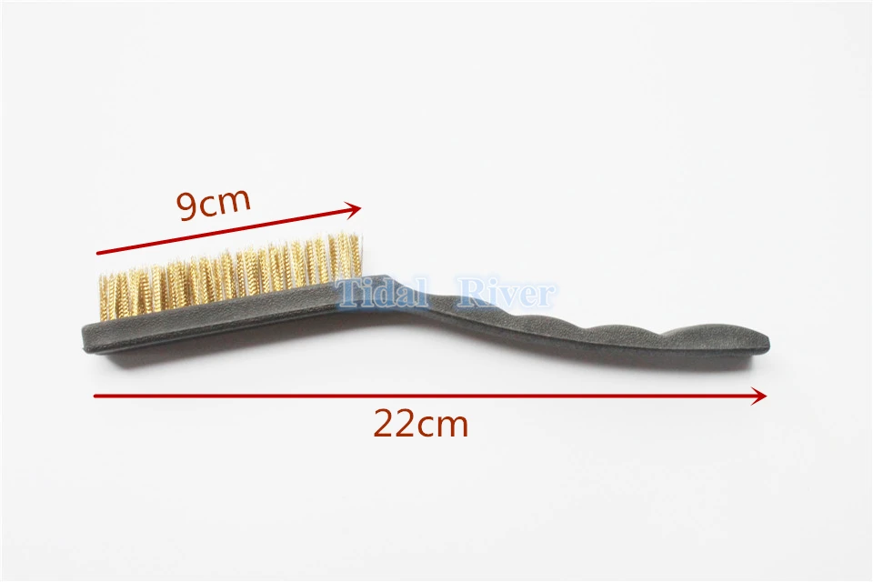 2pcs Dental Instrument and bur CLEANING Brass BRUSH Toolin Teeth