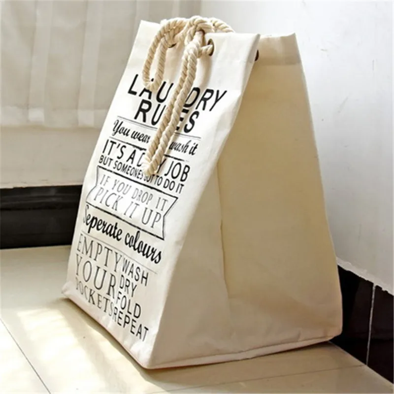 New Useful Eco Friendly Foldable Large Drawstring Pouch Laundry bag