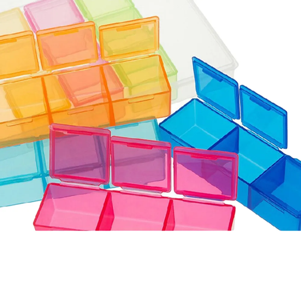 21 отсек прозрачный Цвет пустой Пластик коробки пилюльки медицины планшета Органайзер еженедельно 7 дней 3 ряда лоток для хранения Чехол