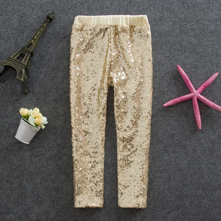 baby girl gold pants
