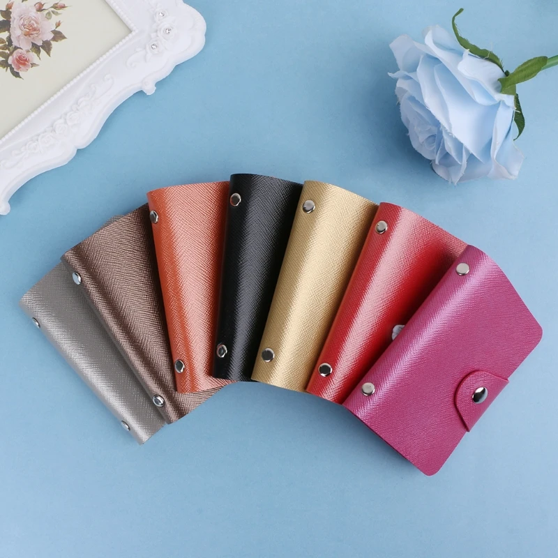 

Men Women 24 Cards ID Credit Card Holder Pocket Case Purse Wallet Gift Organizer