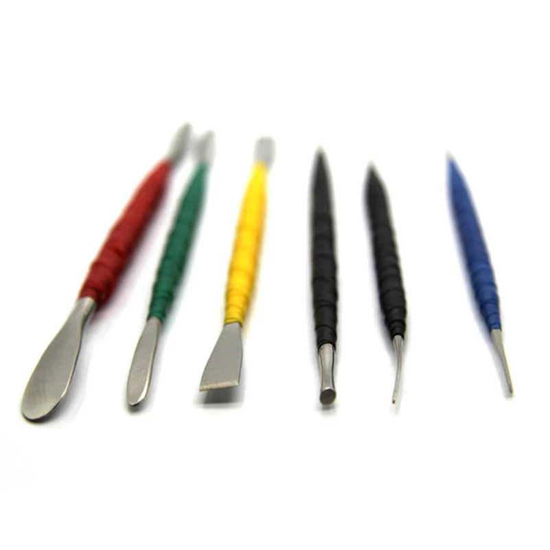 6pcs/set Stainless Steel Fimo Polymer Clay Tools Professional DIY Slime