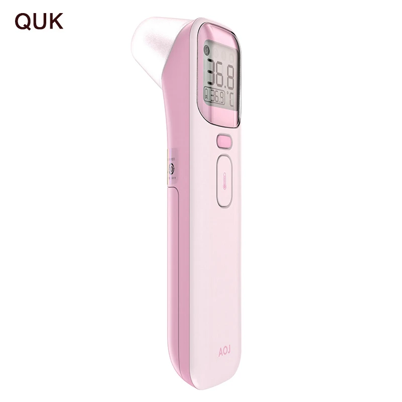 

QUK Infrared Thermometer Digital Baby Adult Forehead Ear Non-contact Body Thermometer Gun Temperature Measurement Device