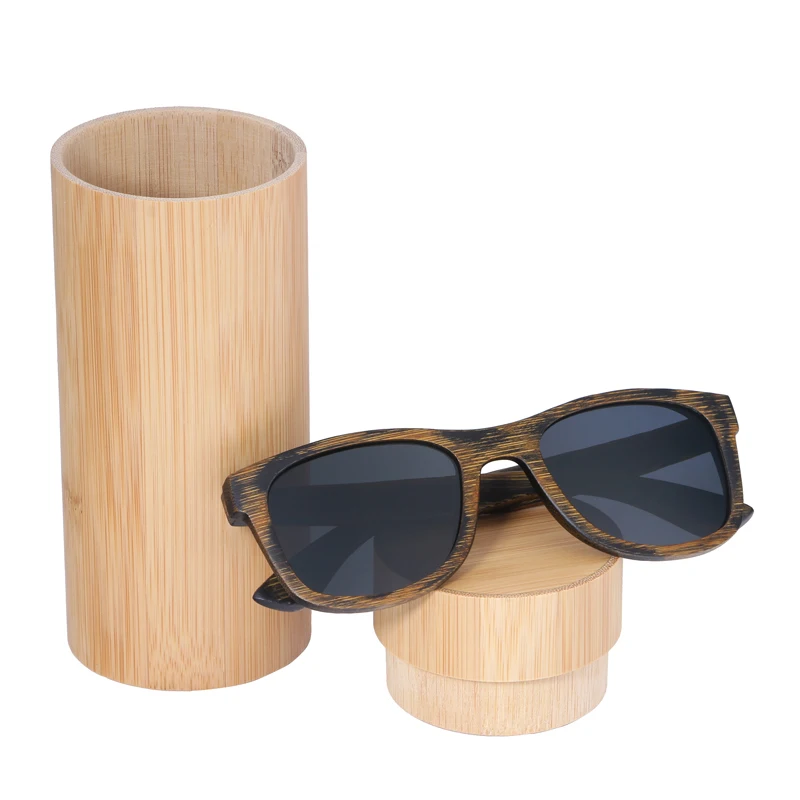 BerWer 4 цвета поляризованные бамбуковые деревянные солнцезащитные очки для женщин и мужчин зеркальные линзы для покрытия очки