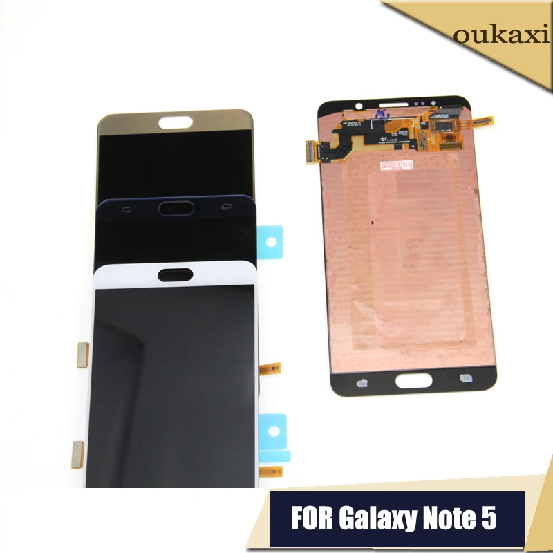 Replacement LCD for SAMSUNG Note 5 N920F SM-N920F SUPER AMOLED Touch Screen Digitizer Assembly | Мобильные телефоны и