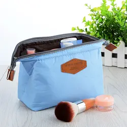 Корейская миниатюрная сумка для хранения для путешествий, практичный органайзер для макияжа, держатель для косметички, 4 цвета, размер 19*7*12
