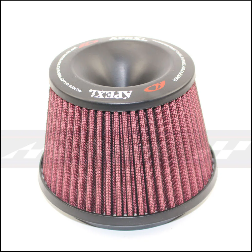 Filtros de automóviles de alto flujo filtro de aire entrada de aire Universal APEXI rojo 3 pulgadas 76mm con Base de conexión de automóviles Filtros de automóviles de alto flujo filtro de aire entrada de aire Universal APEXI rojo 3 pulgadas 76mm con Base de conexión de automóviles