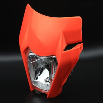 

Motorcycle HeadLight Assembly Headlamp Mask For KTM 125 200 250 300 400 450 500 XC-W XCF-W 125XC-W 200XC-W 250XC-W 300XC-W