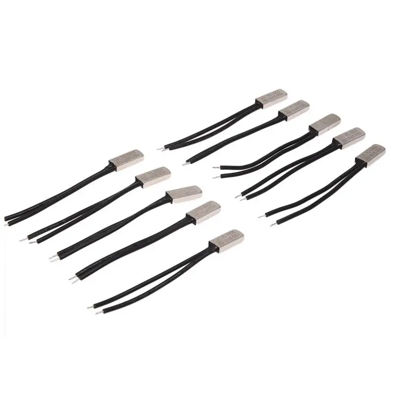 10 Pcs Bimetal Temperature Control Switch Thermostat 50C N.C KSD9700 | Обустройство дома